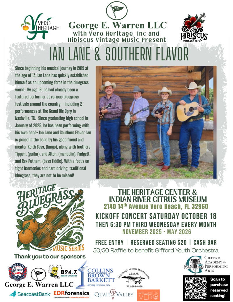 October 18 - Ian Lane and Southern Flavor