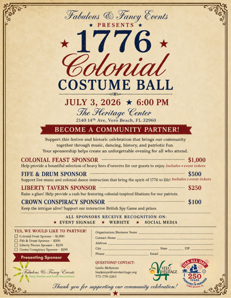 Sponsor Form_1776 Colonial Ball